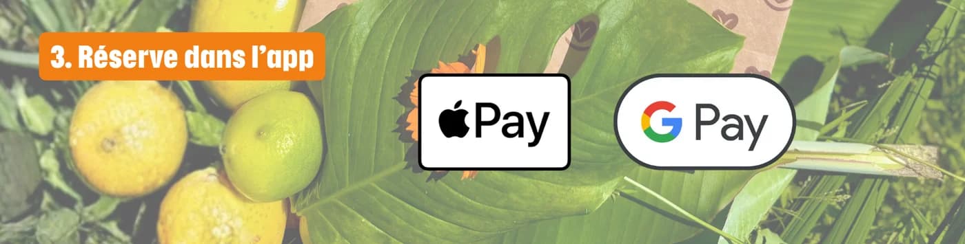 Étape 3 : réserve dans l’app